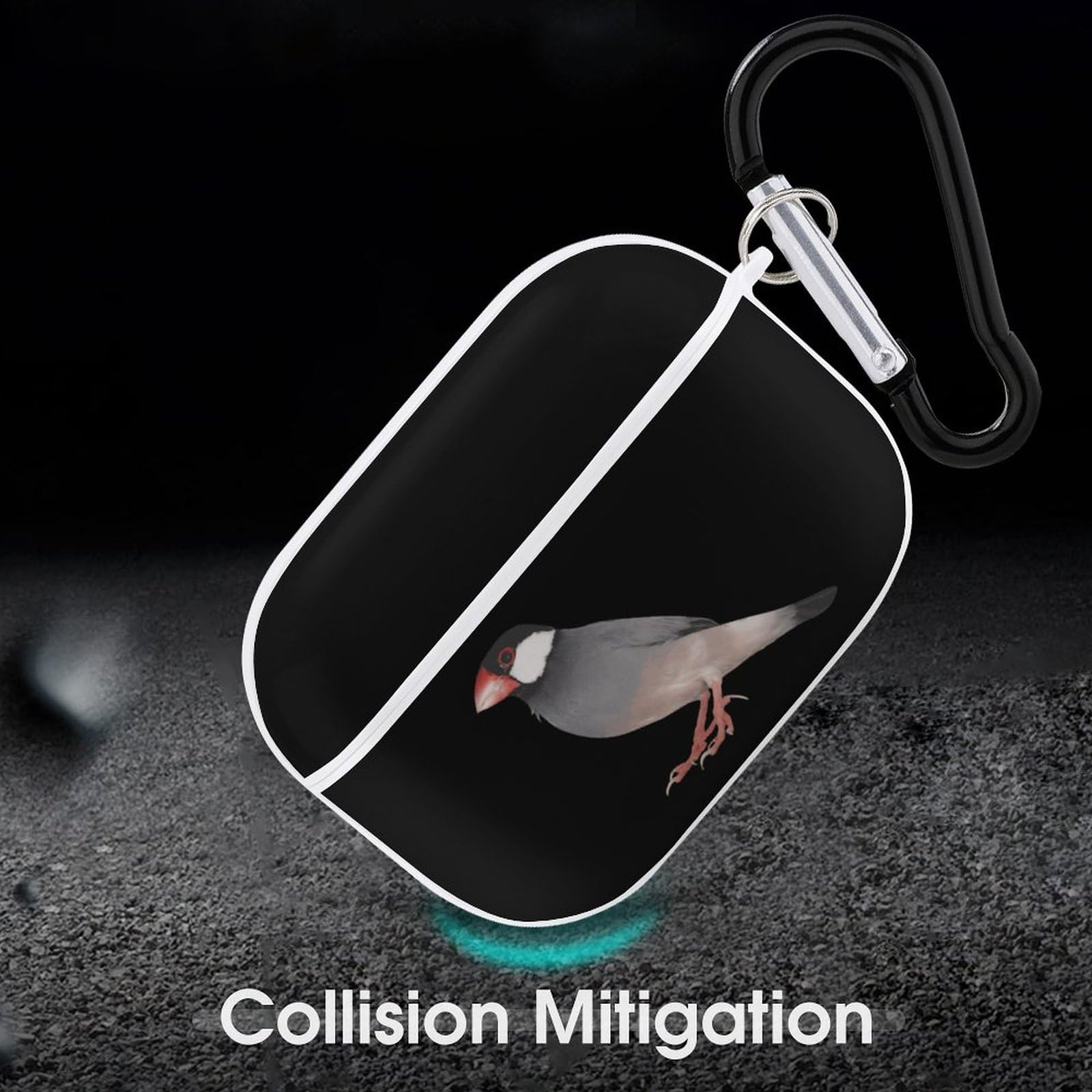 Amazon | 文鳥 鳥柄 AirPods Pro2 ケース 2022年9月発売 シロ